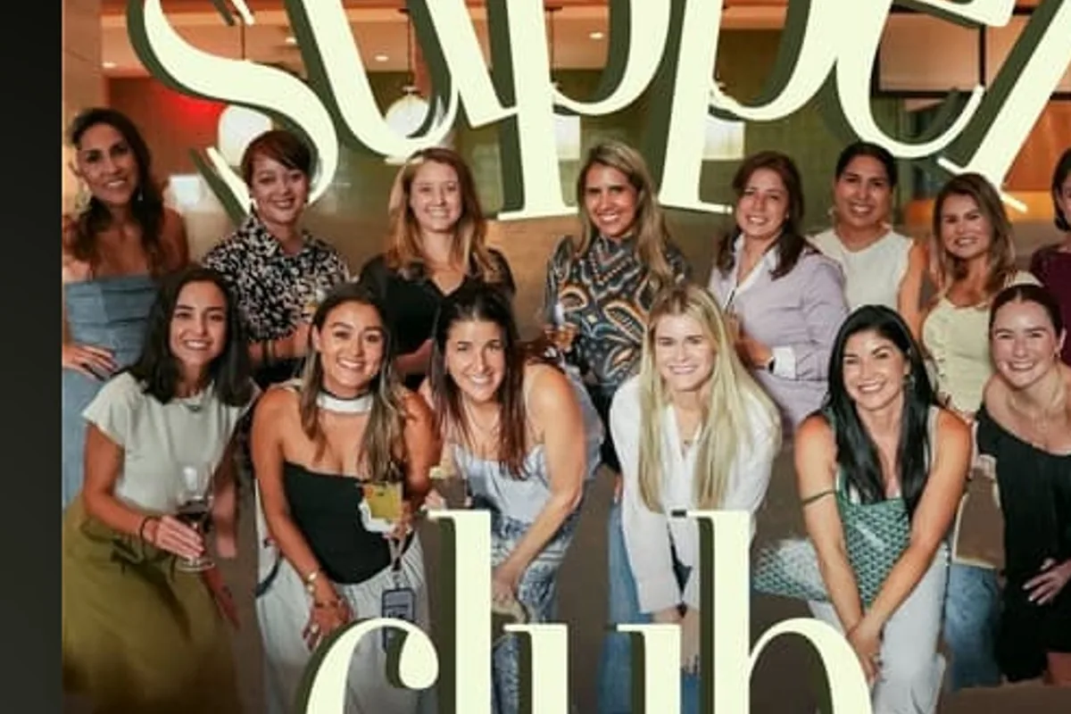 Guests at a previous Mother of AI Supper Club