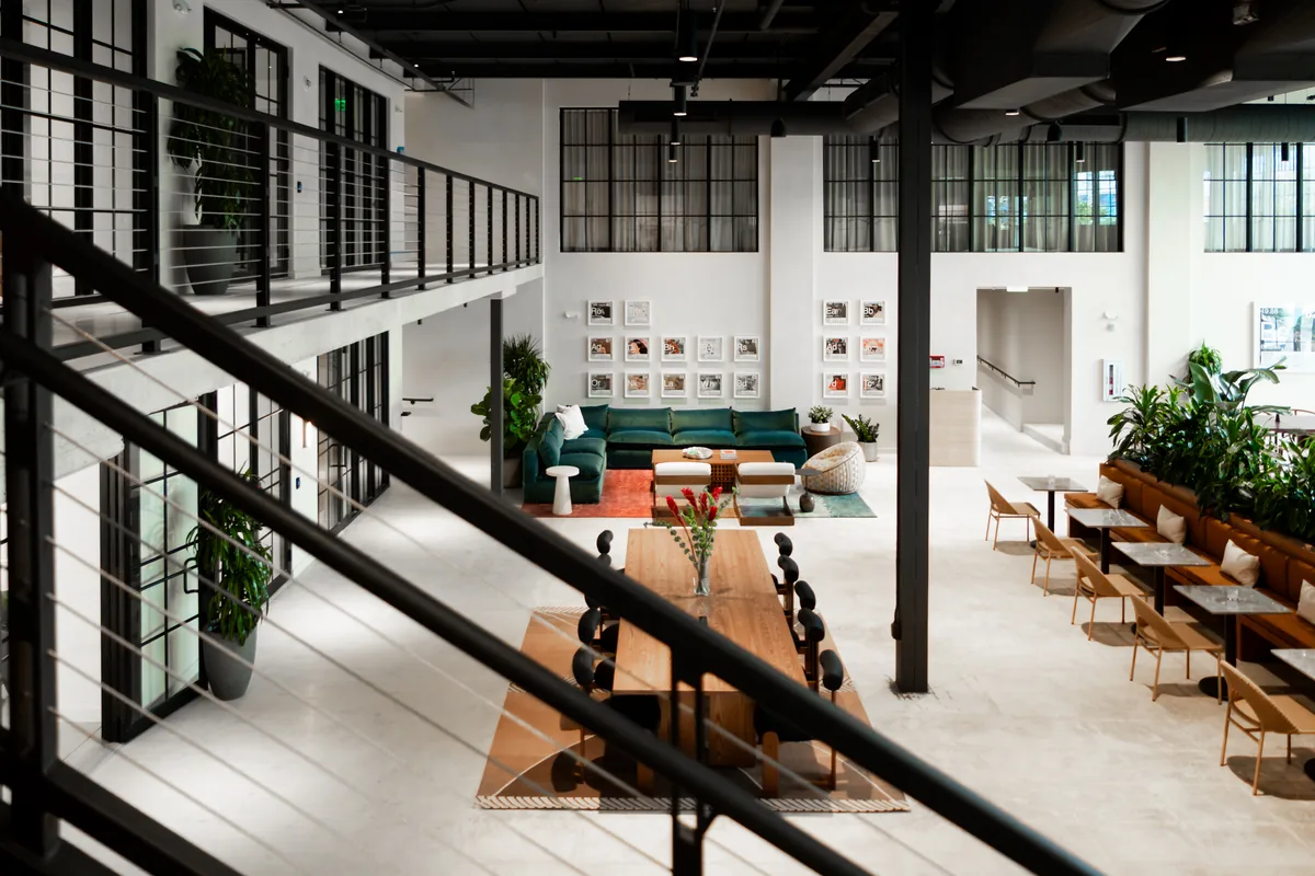 Inside Wyncatcher, the two-story Wynwood warehouse hosting the Summit